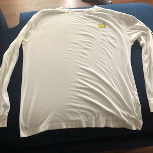 Masters white long sleeve shirt 2019 Tiger Woods last major